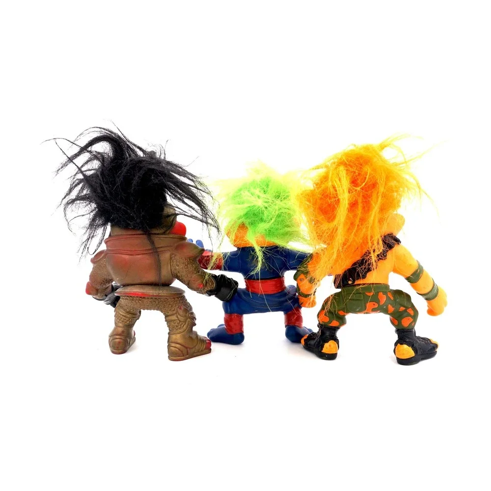 Vintage 1992 Battle Trolls Lot 13 Hasbro Trollminator Super Troll Sgt Cyborg - Picture 11 of 14